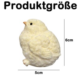 Pack of 2 Taba Squishy, Fufu Squishy, Taba, Slow Rebund Chicken Squeeze Fidget Toys, Furry Chick Sensory Fidget Toy, Cute Stress Relief Squishie for Children's Gifts