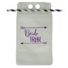 Funky Junque Drink Pouch with Straw - Bride Tribe w/Arrow