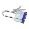 ANCLLO 2 Pack Padlocks with Keys, Long Shackle Padlocks Heavy