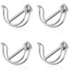 Pack of 4 Pipe Folding Pins, 6 x 45 mm