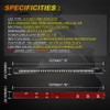 KaTur Motorcycle Led Light Strip Tail Brake Stop Turn Signal