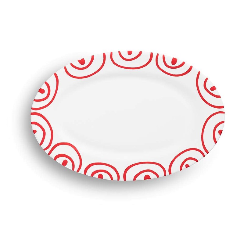 GMUNDNER KERAMIK Oval Plate / Flag Gourmet Size: L 21
