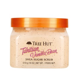 TREE HUT, Tahitian Vanilla Bean Shea Sugar Scrub, Exfoliante Corporal de Azcar Natural con Manteca de Karit y Esencia de Vainilla de Tahit, Exfolia e 