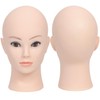 Female Cosmetology Bald Mannequin Head for Wigs Making Wig Display