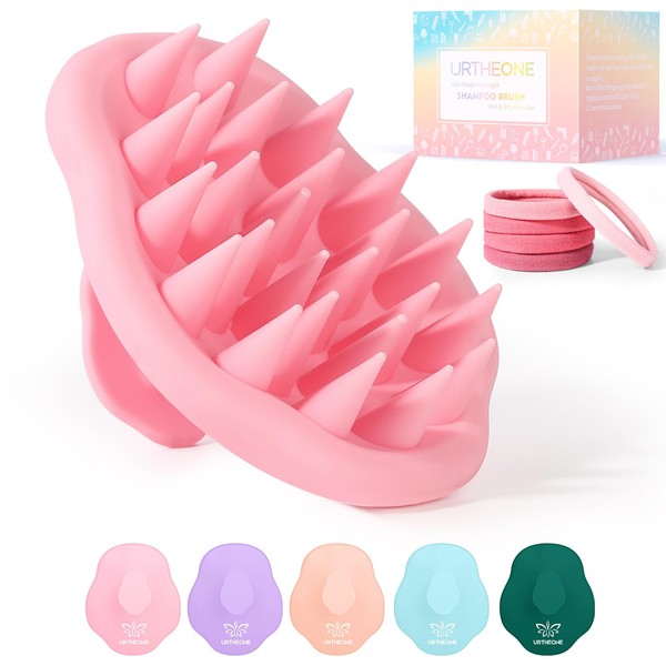 URTHEONE Scalp Massager Shampoo Brush for Hair Growth,Soft Silicone Scalp
