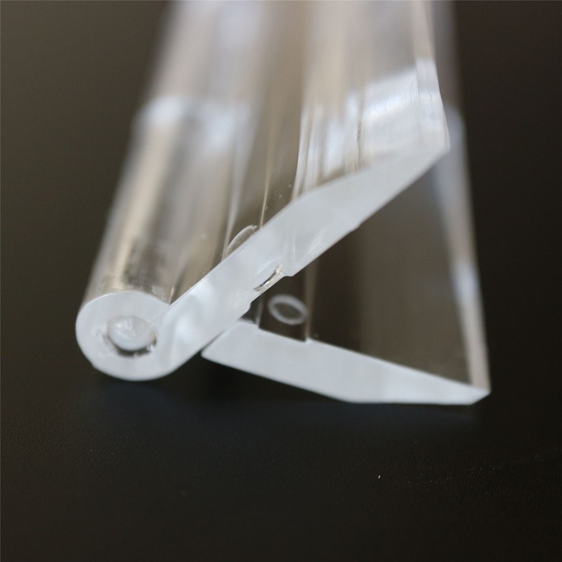 Transparent Clear Plastic Acrylic 300mm, 12", Continuous Piano Hinge Hinges