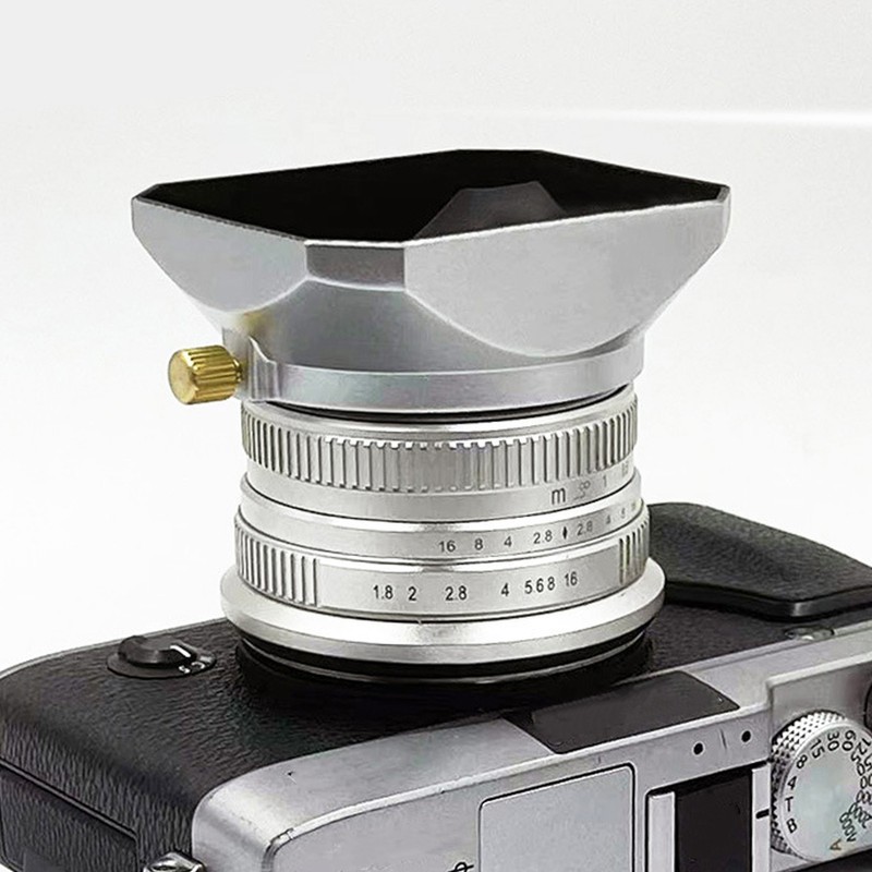 Lens Hood Square Retro 46mm Lens Hood Shade for Digital