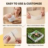 35 Inch Mini Fairy Garden Fence DIY Small Wood Decorative