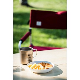 Snow Peak Titanium Single Wall Cup 600,Silver