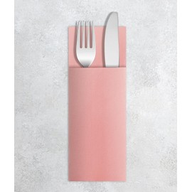 VelaHub Airlaid 50 Cutlery Personal Care, High-quality, disposable napkin, 32x40 cm, Pink