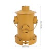QUEMARQUE Fire Hydrant Trash Can, Retro Pedal Trash Can Creative