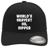 World's Okayest Oil Dipper - Soft Flexfit Baseball Hat Cap,