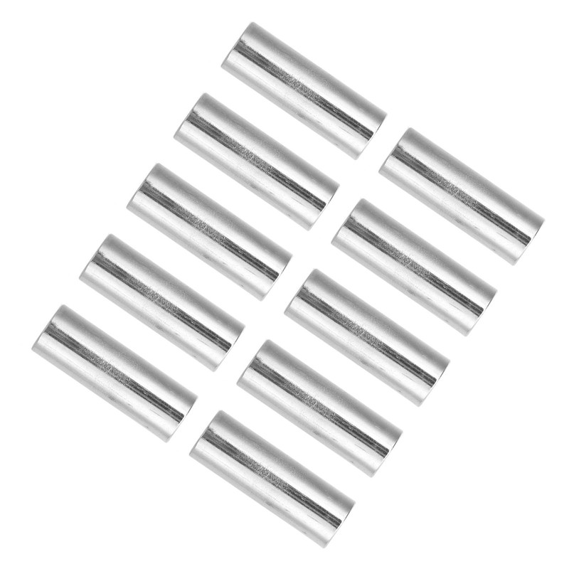 10Pcs Coupling Nut Female Thread Round Rod Connector 304 Stainless