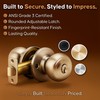 Copper Creek CKDB141PB Colonial Door Knob keyed Alike with Deadbolt