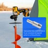 Ice Auger Drill Adapter Bit Fits 1/2" Plus Drill Chuck