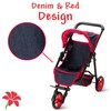 Baby Doll Stroller for Dolls - Jogger Toy Doll Stroller