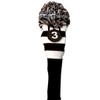 Majek #3 Hybrid Rescue Utility Black & White Golf Headcover