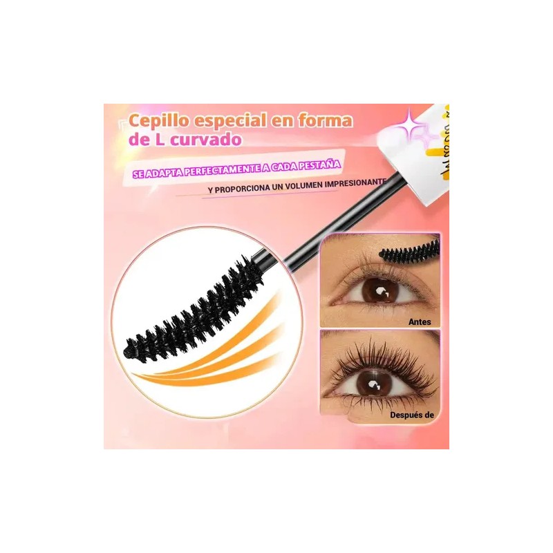 Minimeli Máscara De Pestañas Waterproof Y Volumen 24h