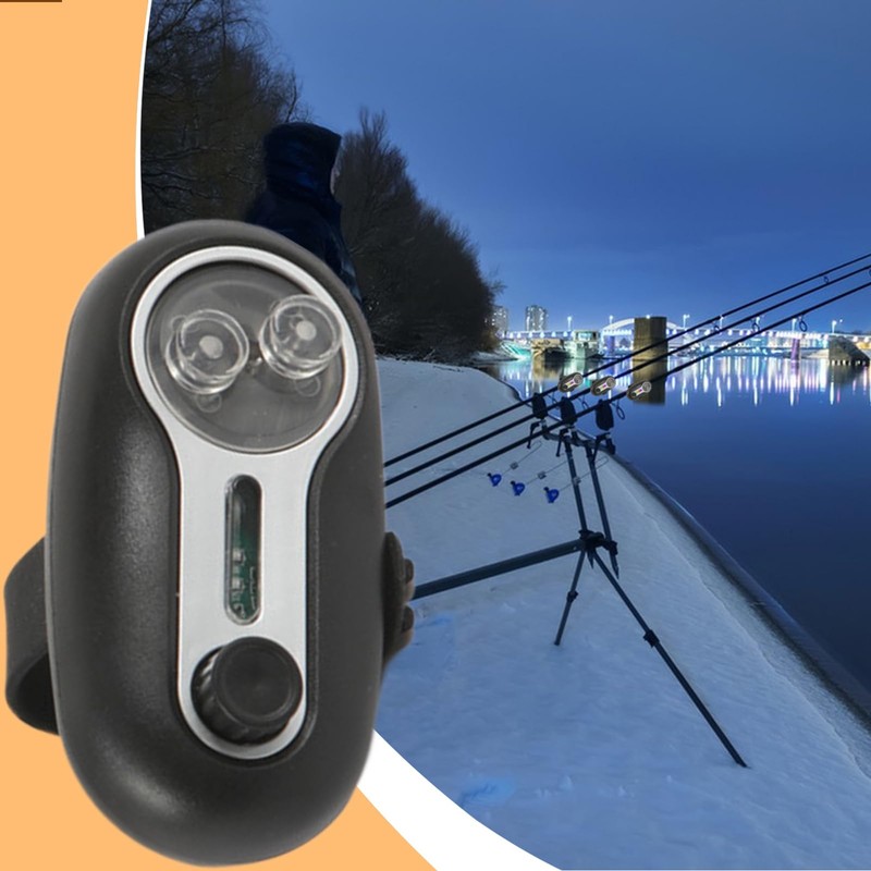 Bite Alarms for Fishing Poles, LED Fishing Rod Bells Alert