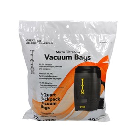Generic Micro Filtration Backpack Vacuum Bags Designed To Fit Titan T750 and T770