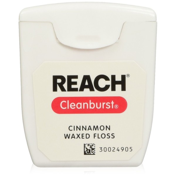 Reach Cleanburst Cinnamon Dental Floss, 12 Count