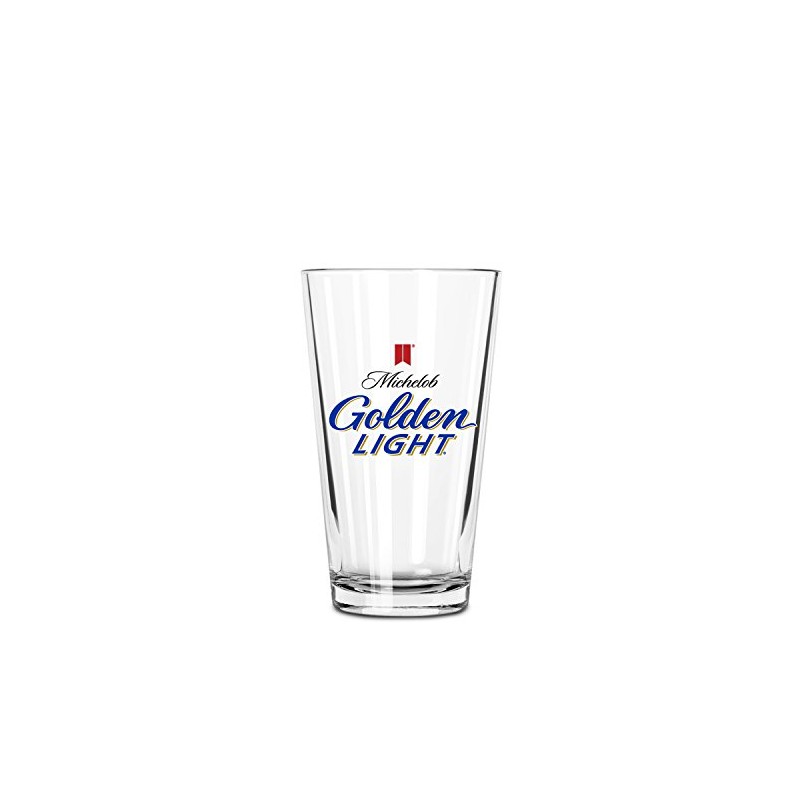 Michelob Ultra Pint Beer Glass, 16 oz, Clear