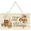 Fall Blessings Autumn Decor Wood Sign
