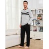 Marvmys Men's Pyjamas Sets Long-Sleeve Pj's Set Soft Loungwear PJ