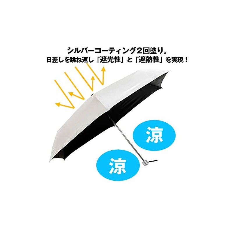 Bank Employee's Parasol Folding Version, Ribs, 23.6 inches (60 cm),