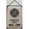 Tin Sign with Cord 18 x 12 cm Steyr Parking