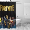 Waterproof Polyester Fabric Shower Curtain Game Shower Curtain for Boys