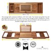 Temple Spring Wooden Bathtub Tray, Acacia Bathroom Accessories, Bath Tray