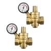 QWORK® DN20 Brass Water Pressure Regulator with Pressure Regulator Pressure