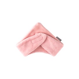 Sterntaler Children's Neckerchief Teddy Fleece Lined Unisex Triangular Scarf for Baby and Children with Velcro Fastening, Lined with Microfleece, Matt Pink