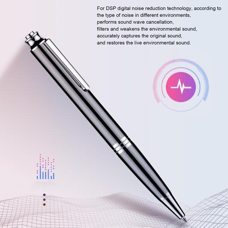 Pen Shape Writing Recorder Tool Highdefinition Noise Reduction Students in