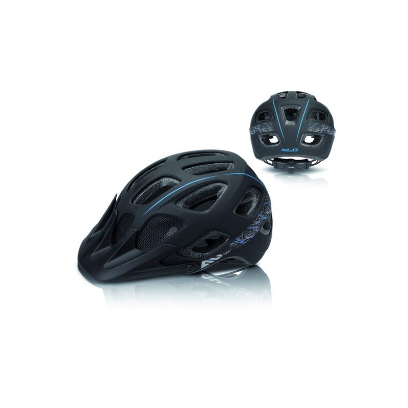 XLC Unisex - Adult All MTN Helmet BH-C21, Black, 52-56