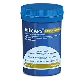 Formeds Bicaps Korean Ginseng, Ginsenosides, 24 mg, 60 Capsules