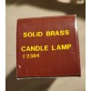 Unbranded Solid Brass Electric Candle Lamp Indoor Candles for Decor