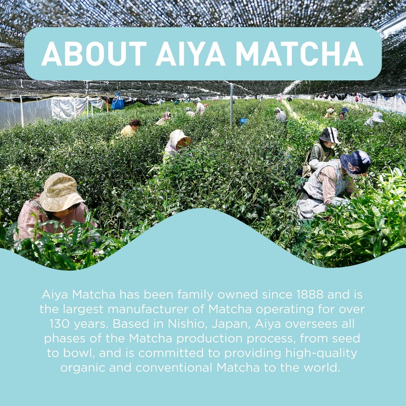 Aiya Organic Matcha Infused Gyokuro | Organic Ceremonial Matcha Green