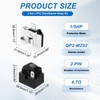 MECCANIXITY 3 Set PTC Refrigerator Starter Relay 4.7 Ohm 2