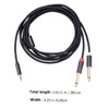 DOITOOL 1pc Plated Stereo Audio Cable for Guitar and Sound