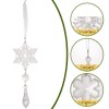 UEAVOID Pack of 5 Diamond Painting Christmas Tree Decorations Icicle