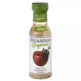 Briannas Brianna's Dressing Organic Apple Cider Vinegar 10 oz (Pack of 6)