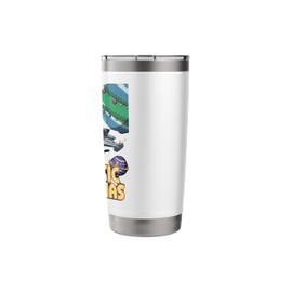 Cosmic Holiday Adventure: Festive Space Explorer Wear Stainless Steel Insulated Tumbler