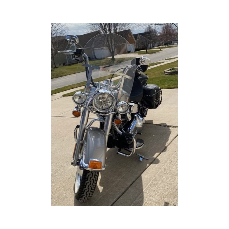 Sled Shields 20" Clear Replacement Windshield Compatible with Harley Davidson