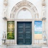 4Pcs Church Banners with Scripture for Sanctuary Wall Worship Classical