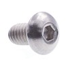 Prime-Line 9168821 Socket Cap Screws, Button Head, Hex (Allen) Drive,