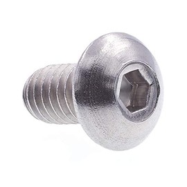 Prime-Line 9168821 Socket Cap Screws, Button Head, Hex (Allen) Drive, #8-32 X 5/16 in (10 Pack)