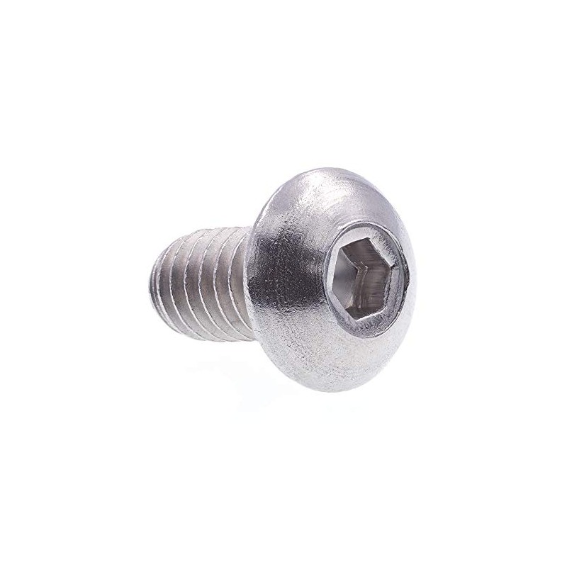 Prime-Line 9168821 Socket Cap Screws, Button Head, Hex (Allen) Drive,
