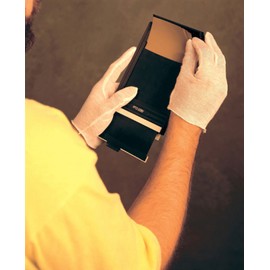 MCR Safety 8600C Inspectors Reversible/Unhemmed Cotton Blended Lisle Men's Gloves with Straight Thumb, White, Large, 12-Pair